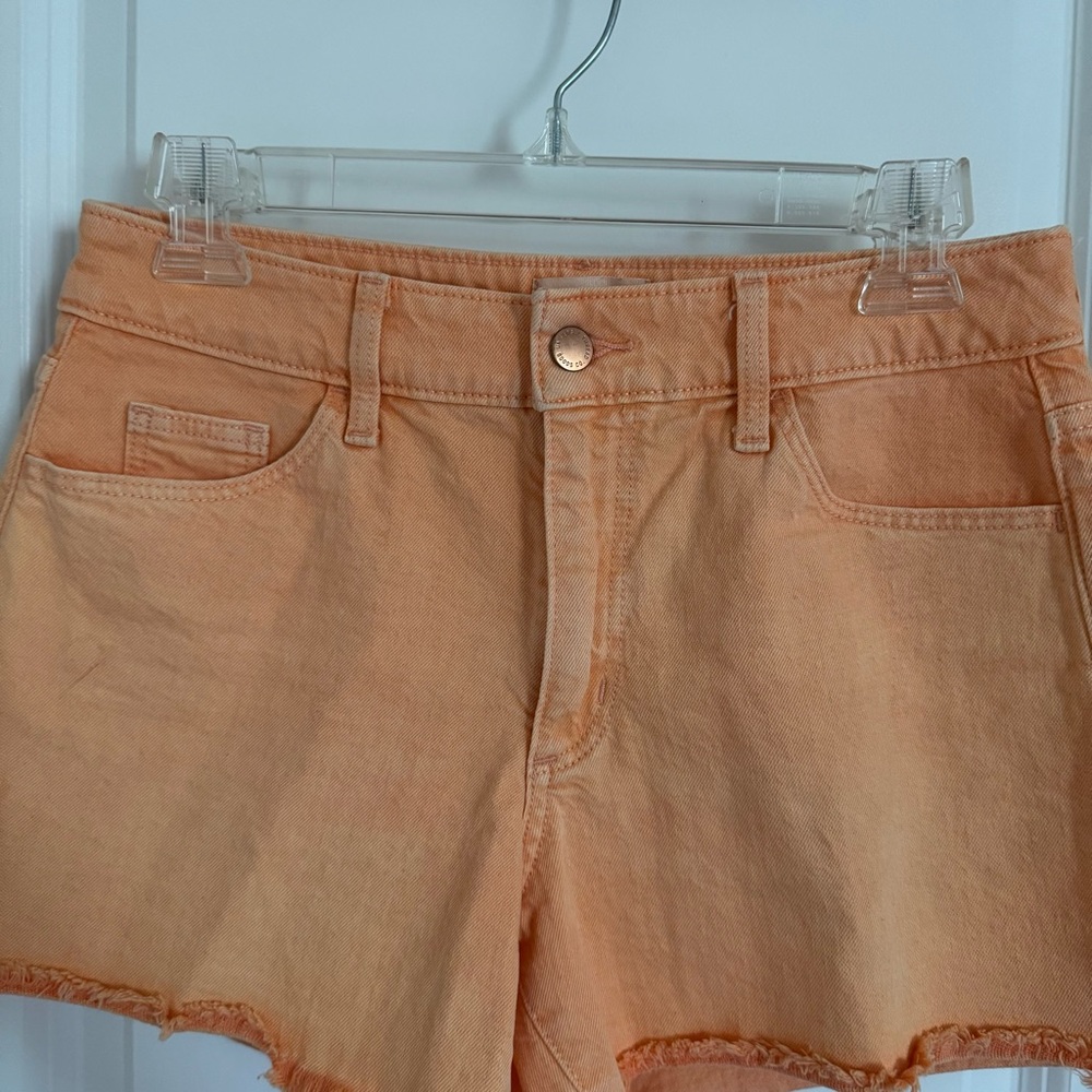 Universal Thread Orange Vintage Midi Jean Shorts, 4 - Picture 3 of 13